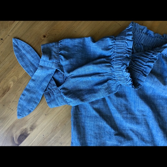 Jcrew off-shoulder blouse - Picture 4 of 5